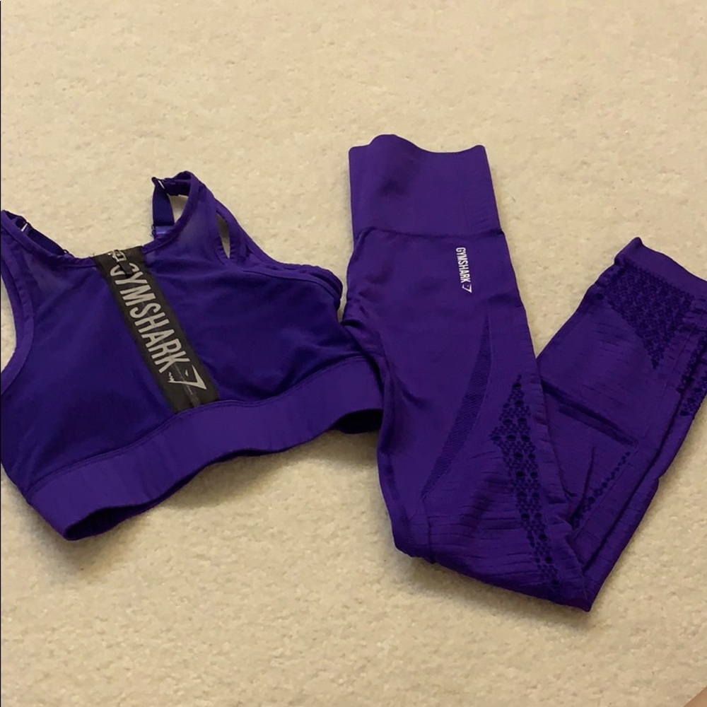 NWOT Gymshark Set- Vital Seamless Indigo: $70